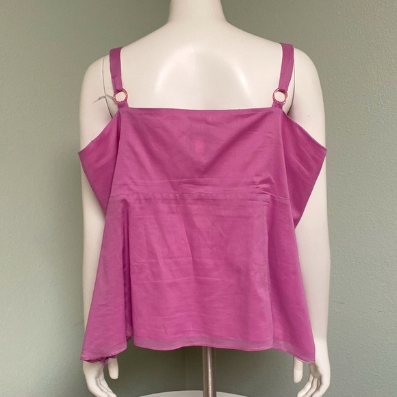 Work to Weekend Woman Mauve 100% Cotton and Cotton Lining Camisole Size 20W - Picture 2 of 10